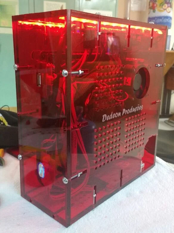 Mini Computer CPU Case - Laser cut