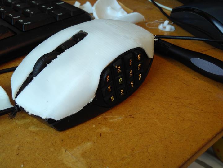 Top piece replacement for Logitech g600 Mouse