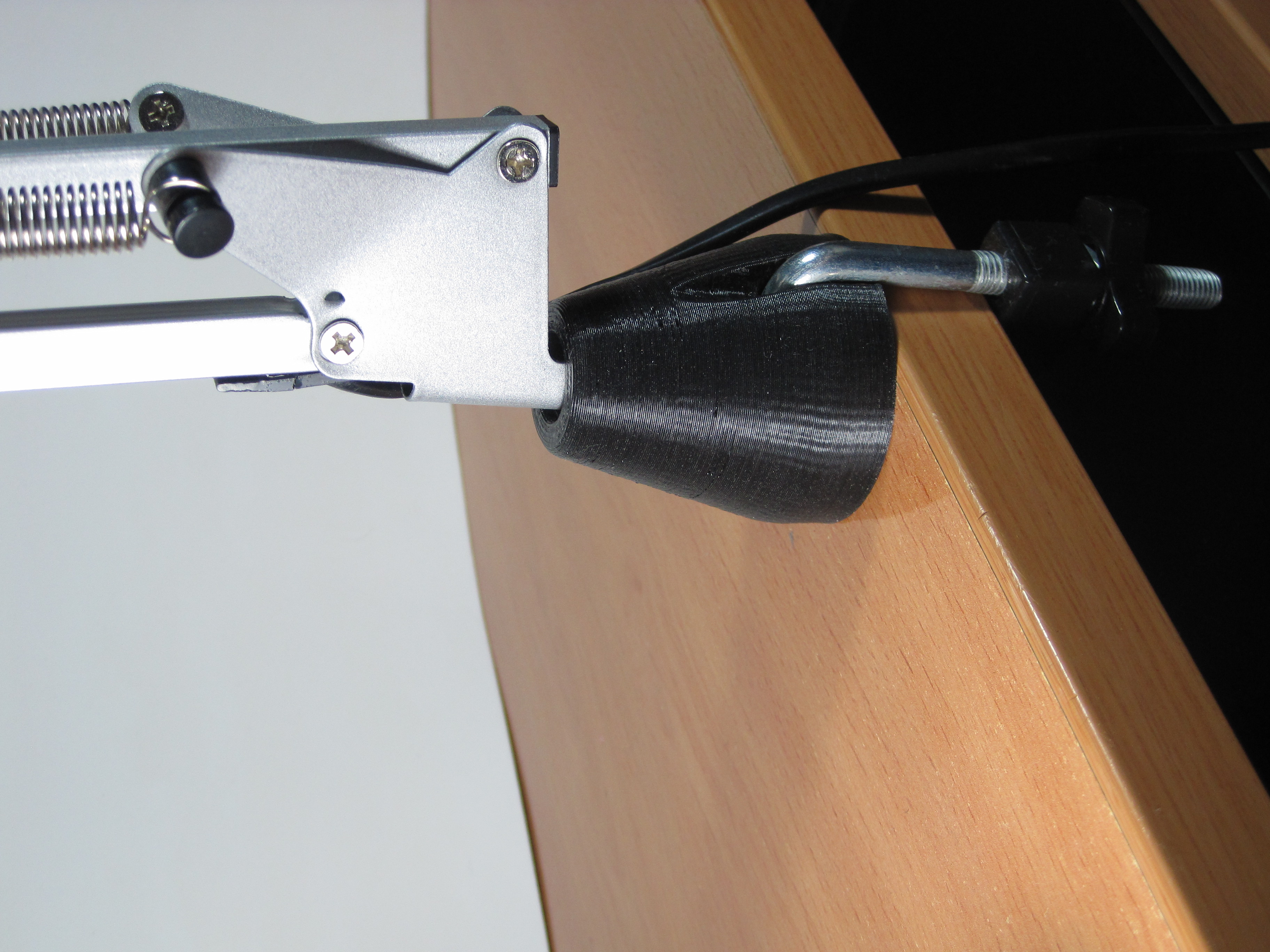 Architect arm desk lamp base support and cable plug replacements