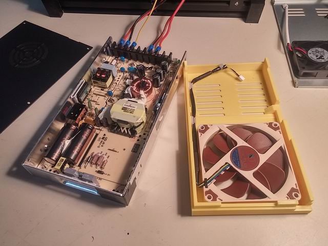 CR-6 SE Power Supply Cover 92x92x14 fan