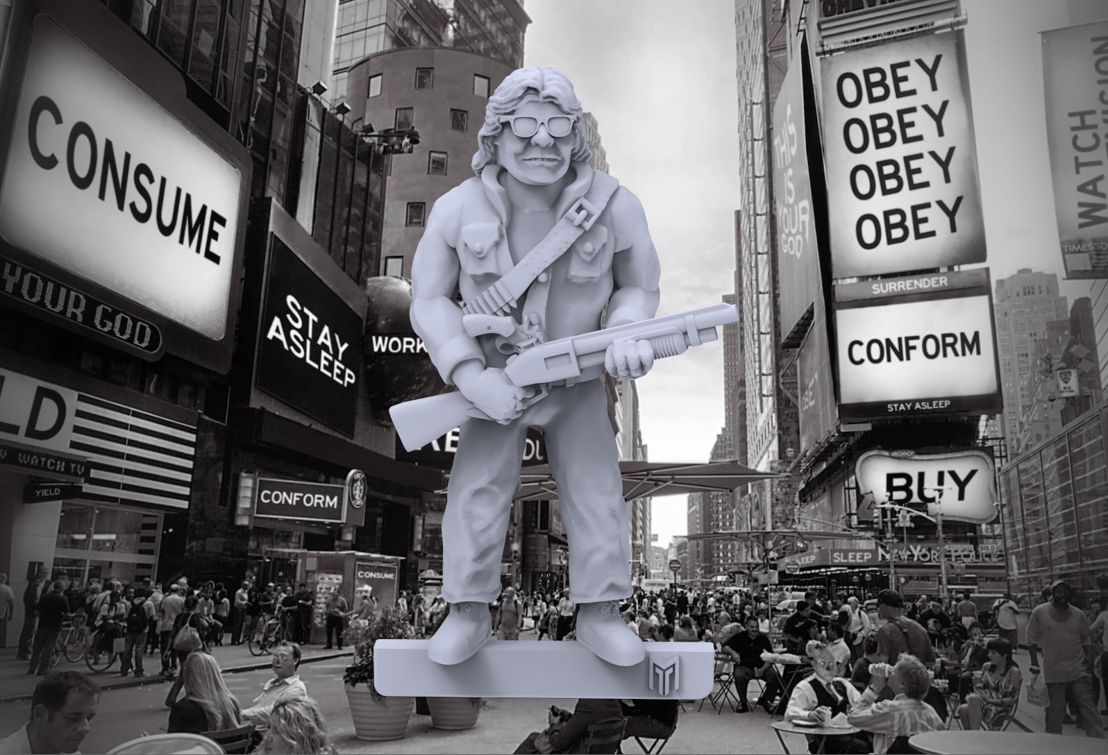 John Nada They Live - 28mm Fantasy Miniature