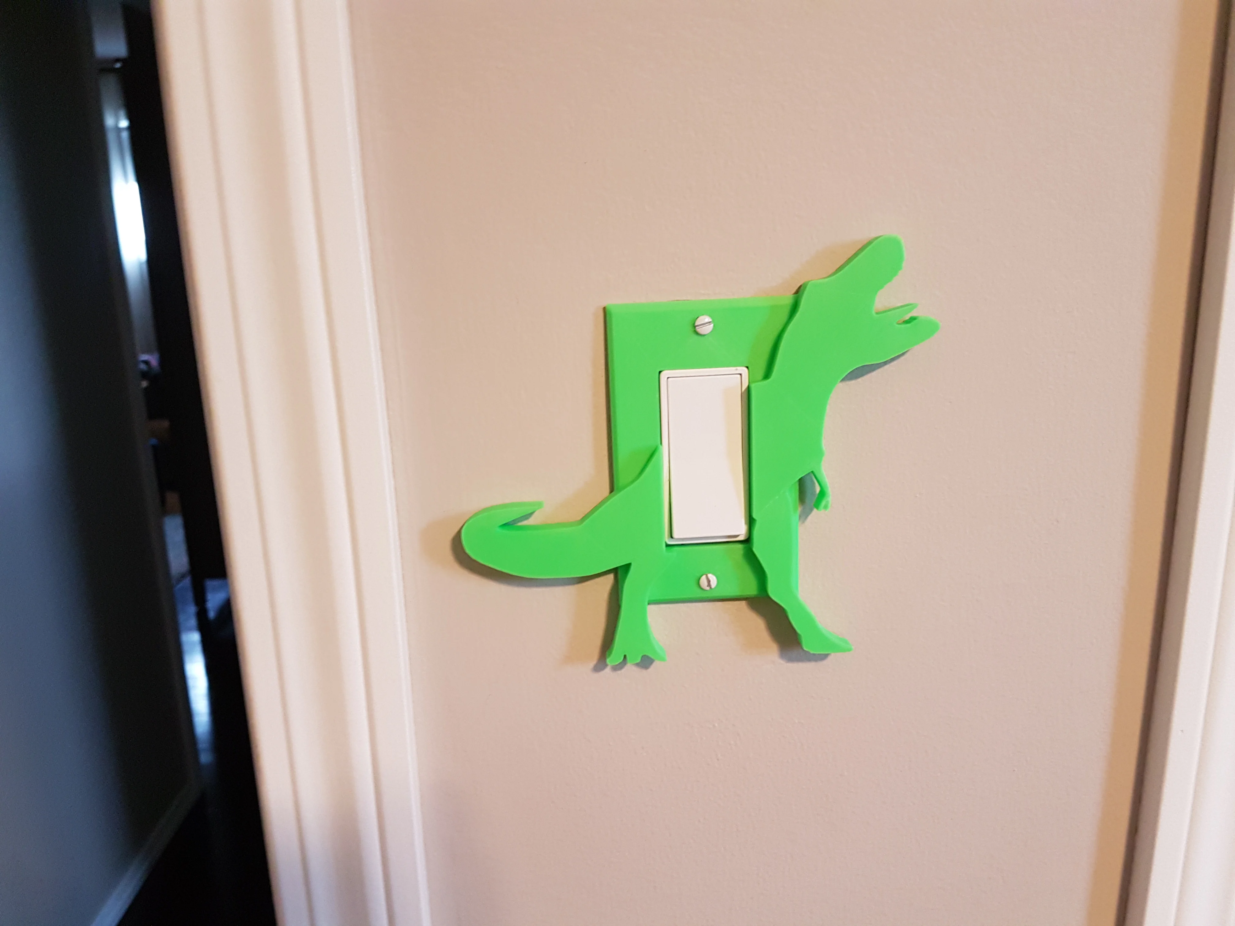 Decora T-Rex Wallplate