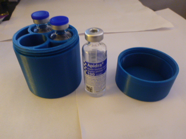 Apidra 10ml vial Insulin travel case