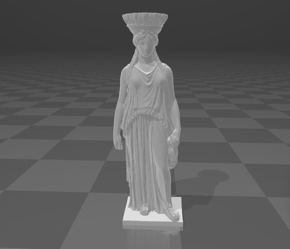 Caryatid of Acropolis - fully restored