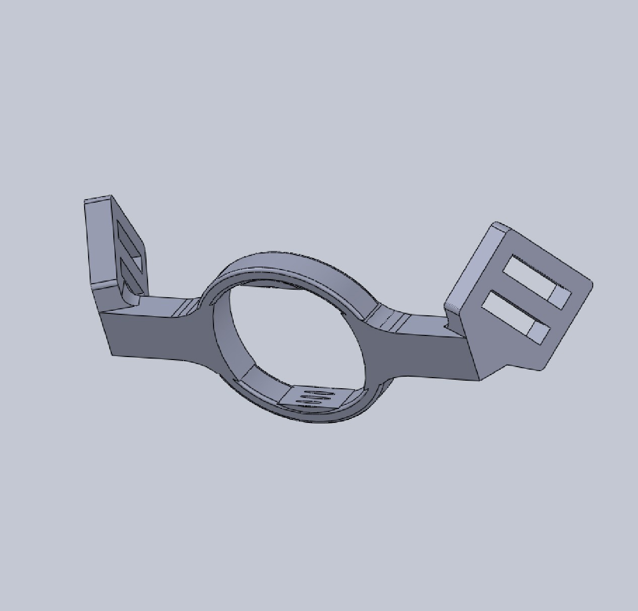 Mouth gag large (40x50 mm) with screw insert