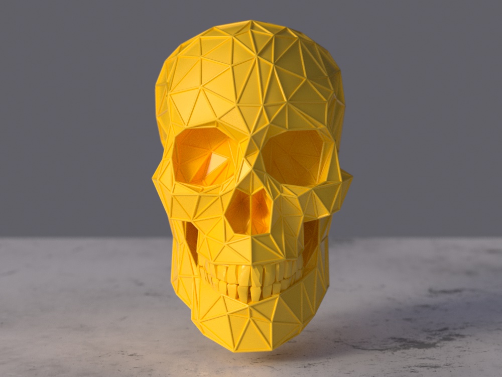 Human Skull Figurine Skeleton