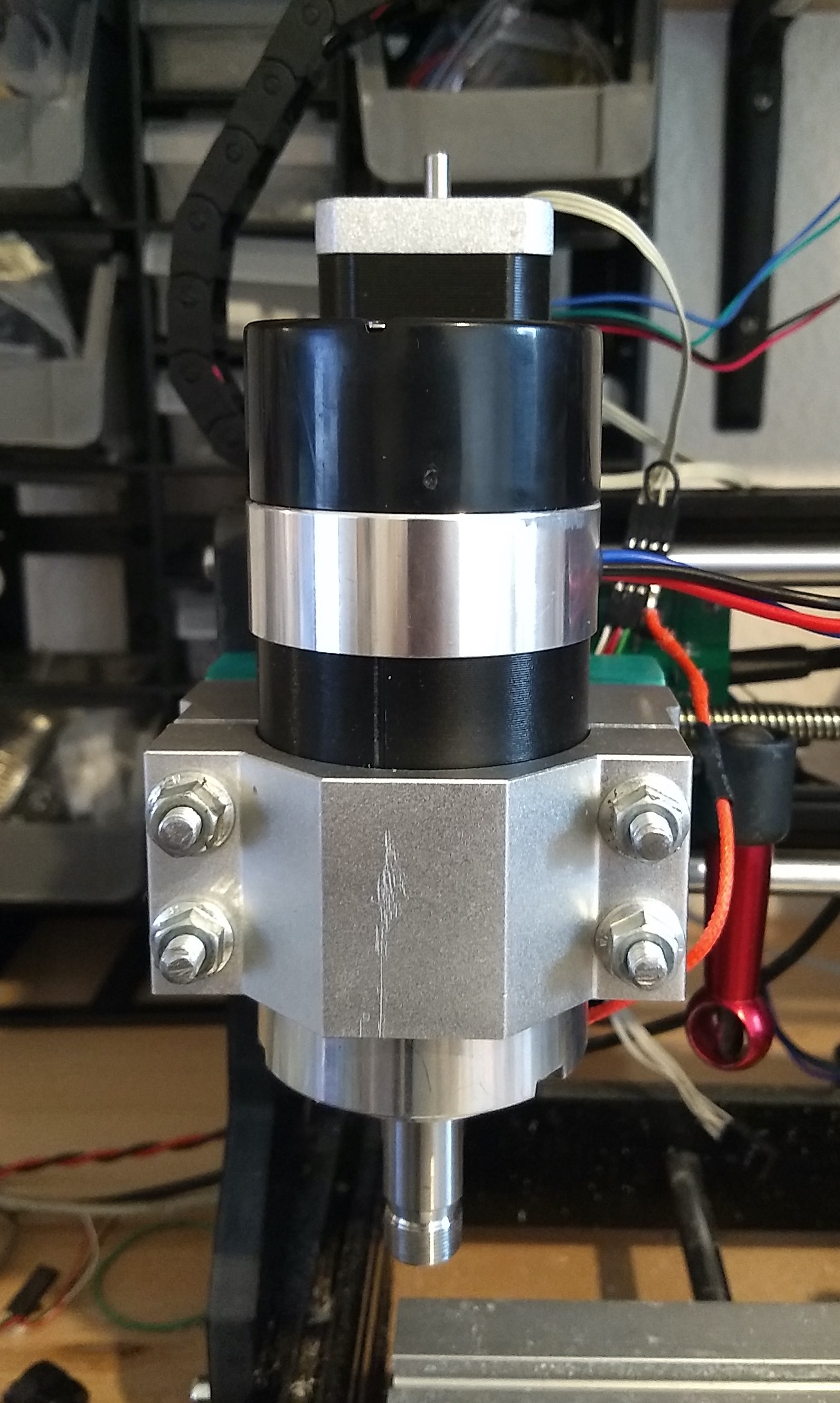 CNC 3018 Pro 52mm Adapter w/ endstops and utility attachment (dial indicator) Customizable OpenSCAD
