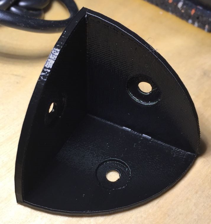 3D printer enclosure - plexiglass holder