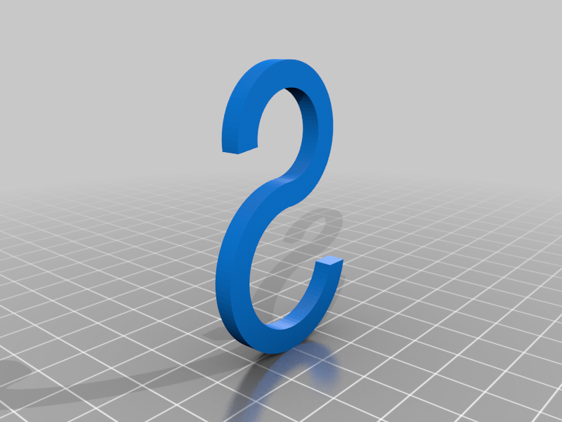 Shower curtain hook
