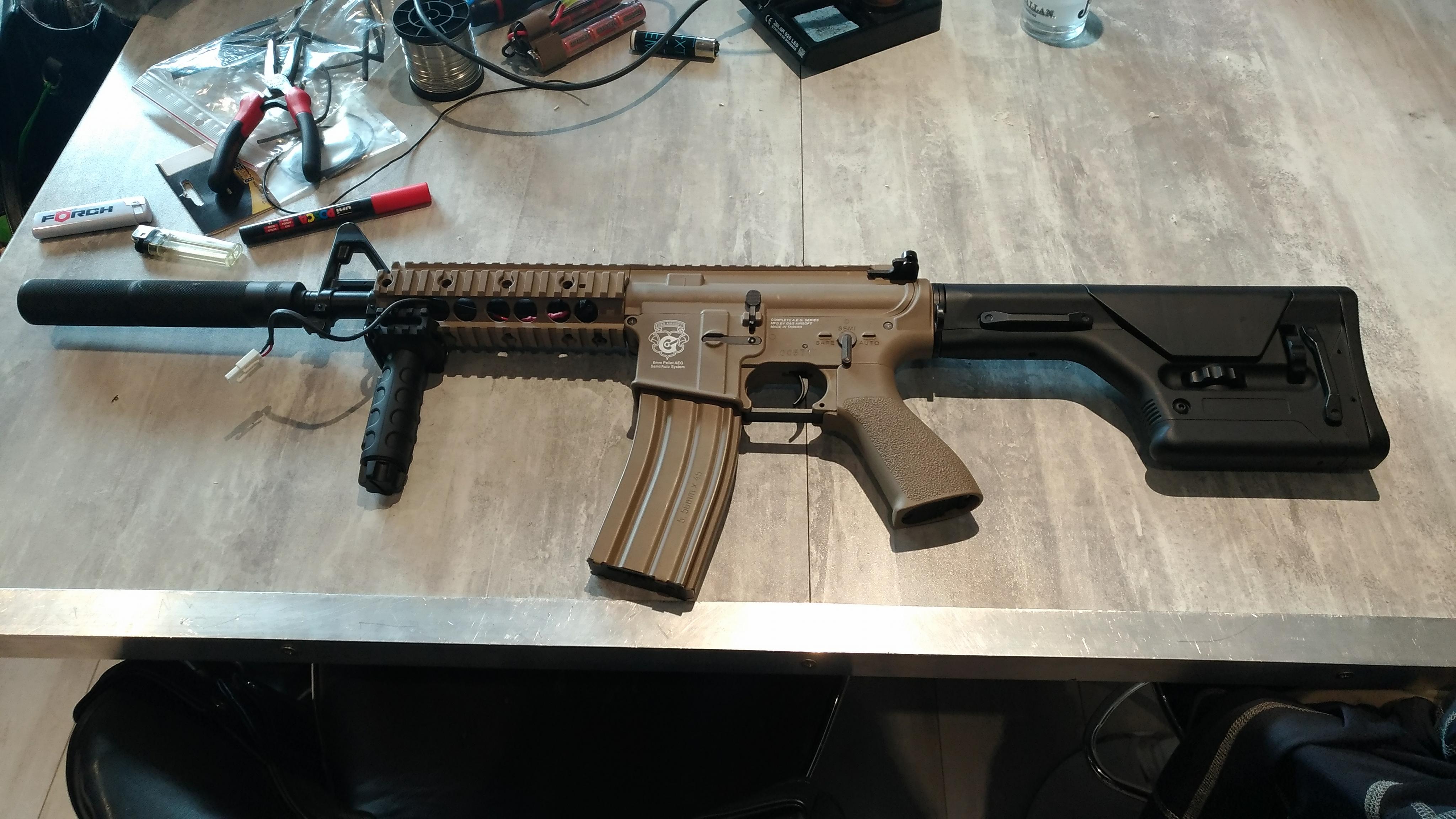 Magpul PRS Pipe Adapter for M4 AIrsoft Gun
