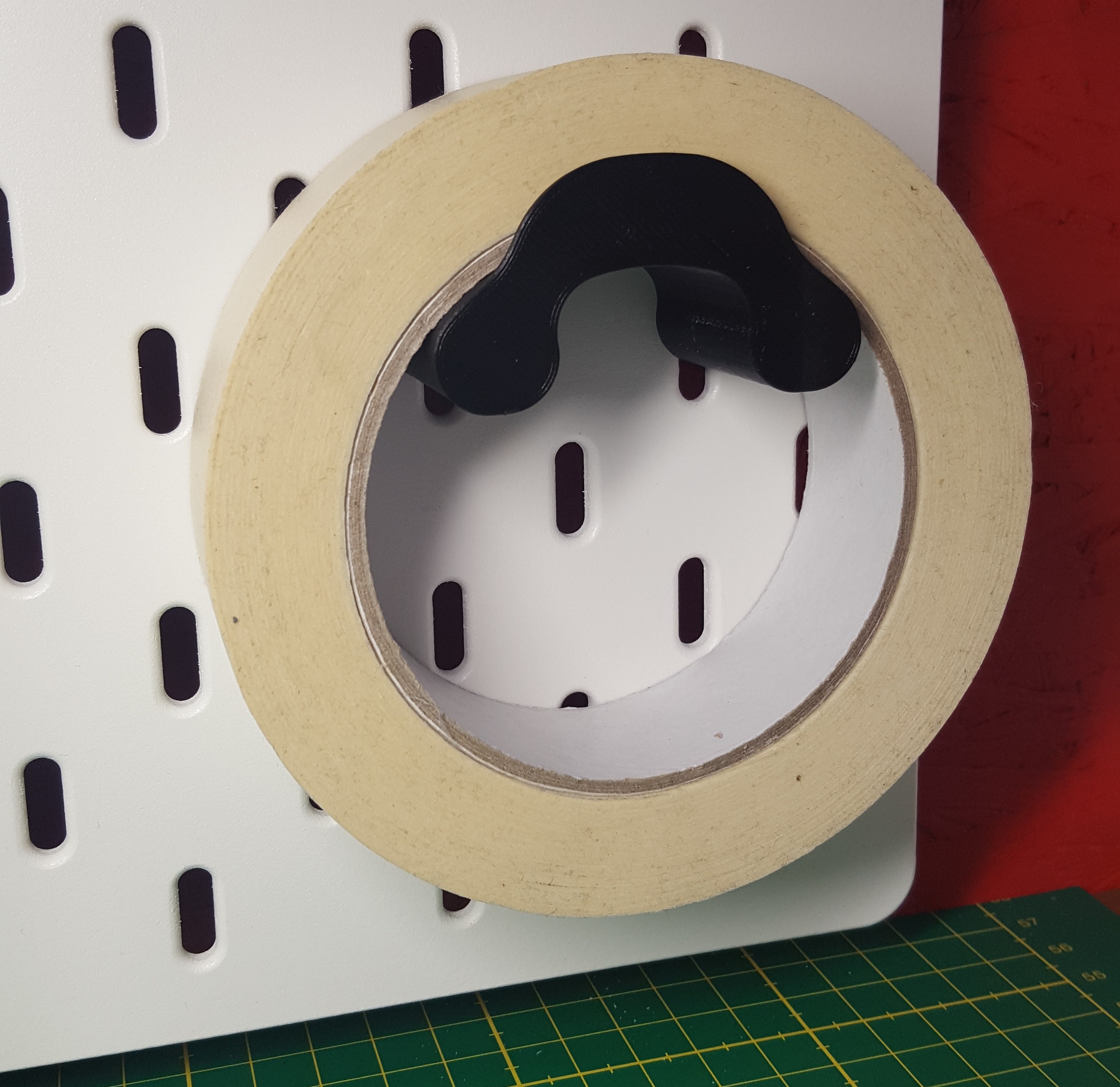 Tape holder Ikea Skadis Pegboard Wall Mount / Klebebandhalterung Wandbefestigung