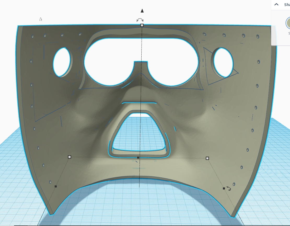 Tusken Raider Helmet - 4 Part with Fan Ver 03