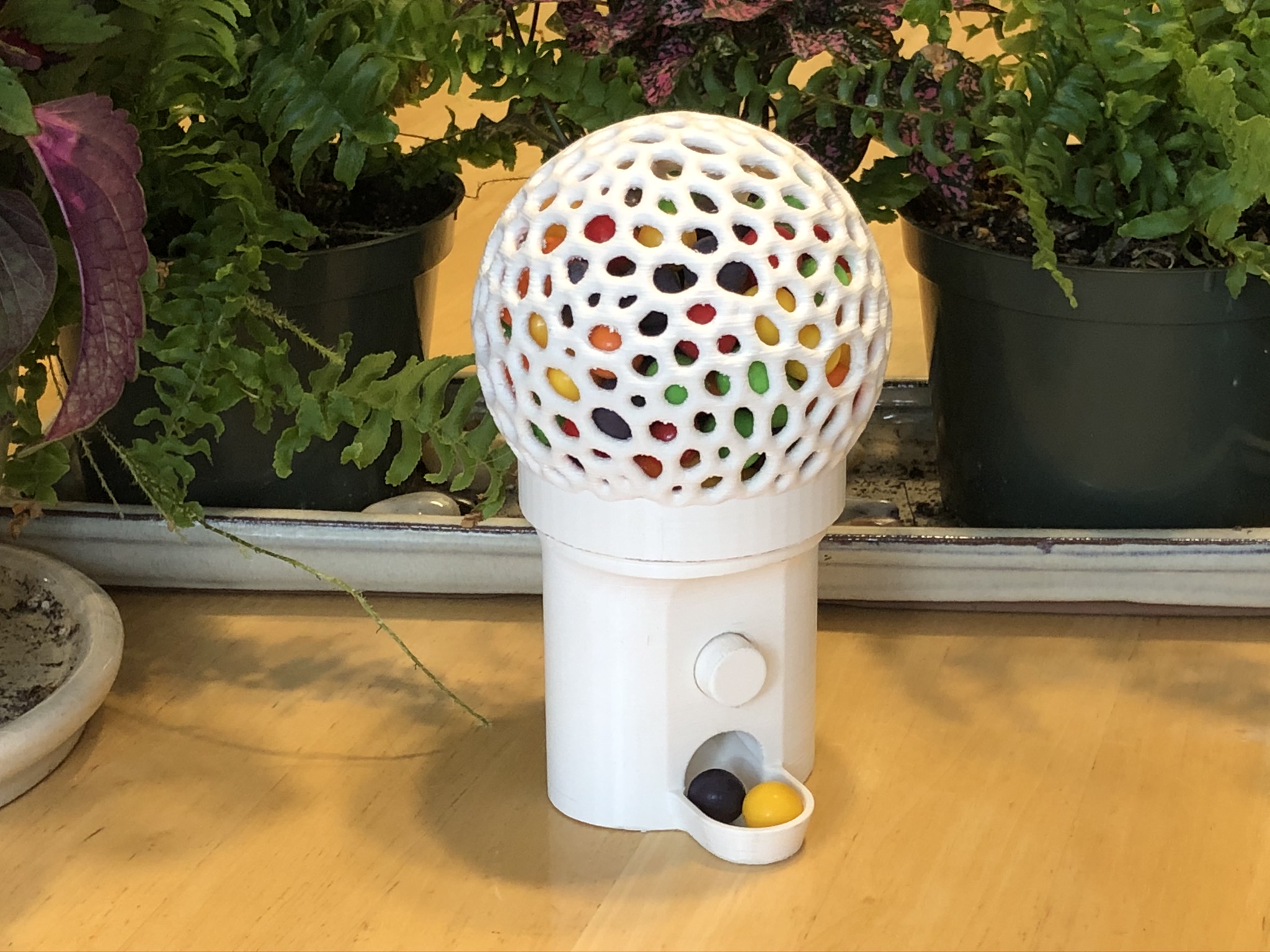 Push Button Gumball Machine
