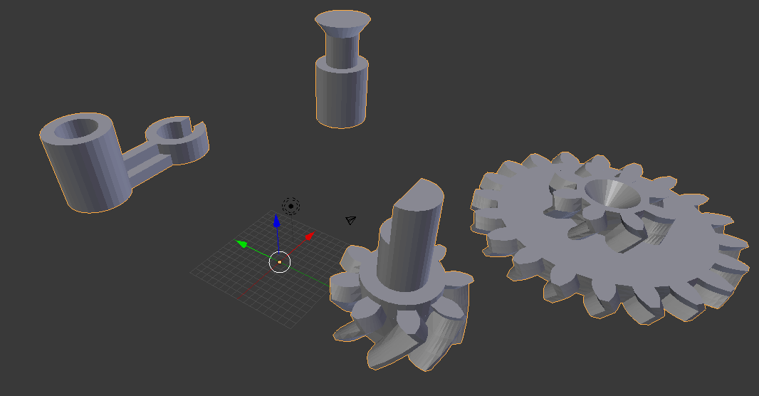 Parametric Music Box only mecanical parts