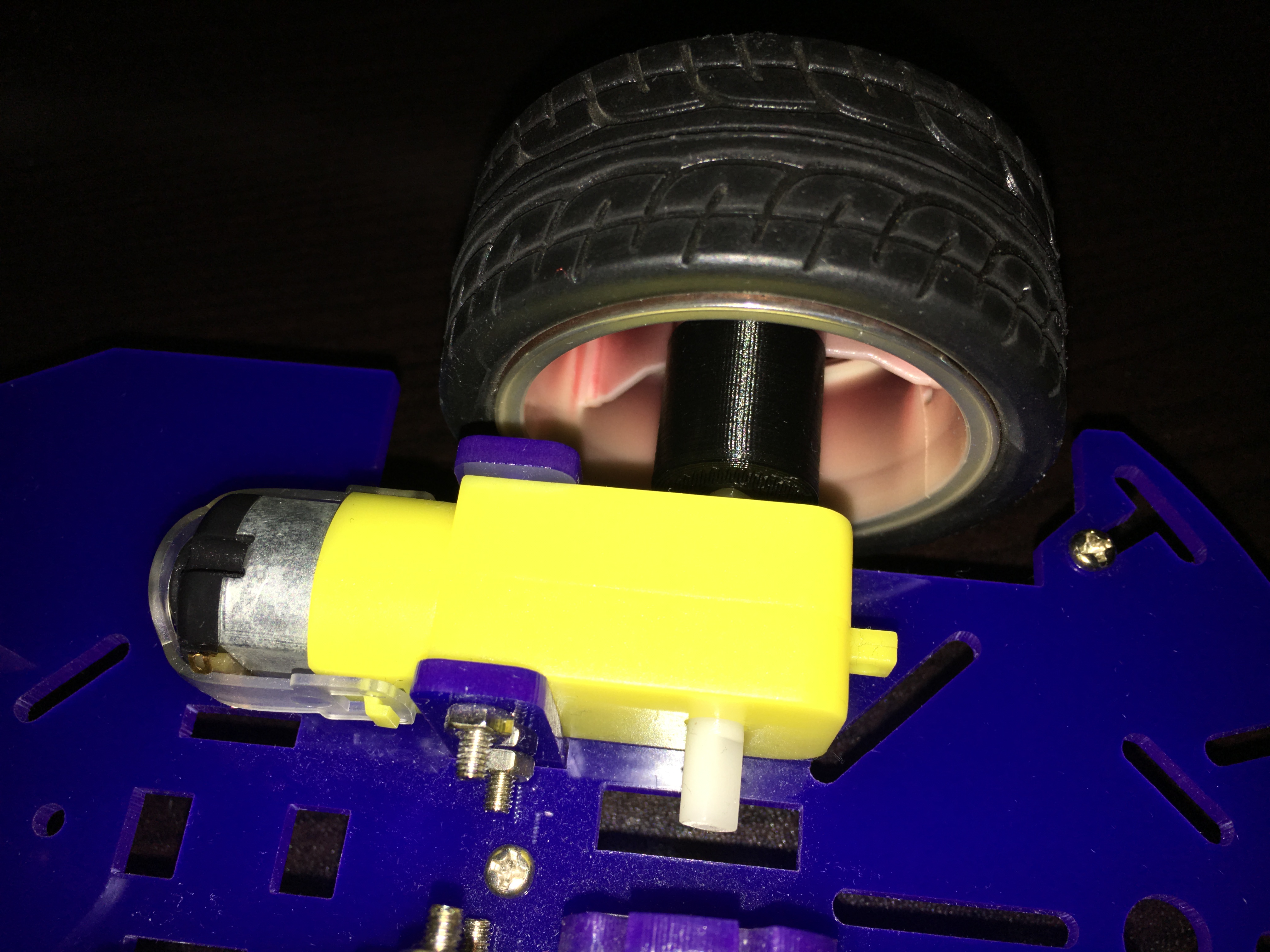 RC Wheel to DC Motor Adapter