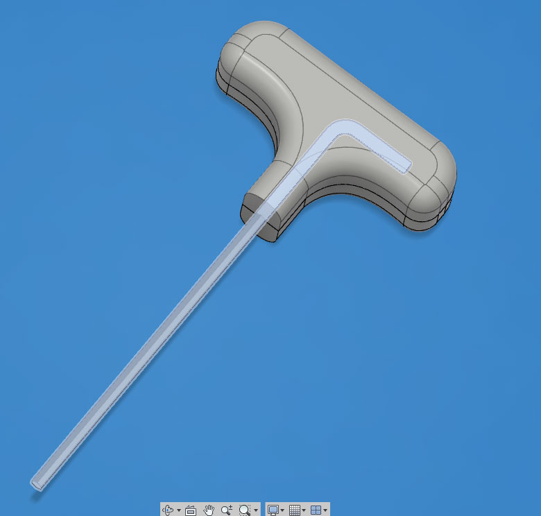 Inbus Handle for M3 screws