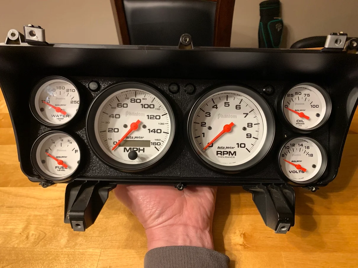 Merkur XR4TI Instrument Panel Gauge Mounting Brackets