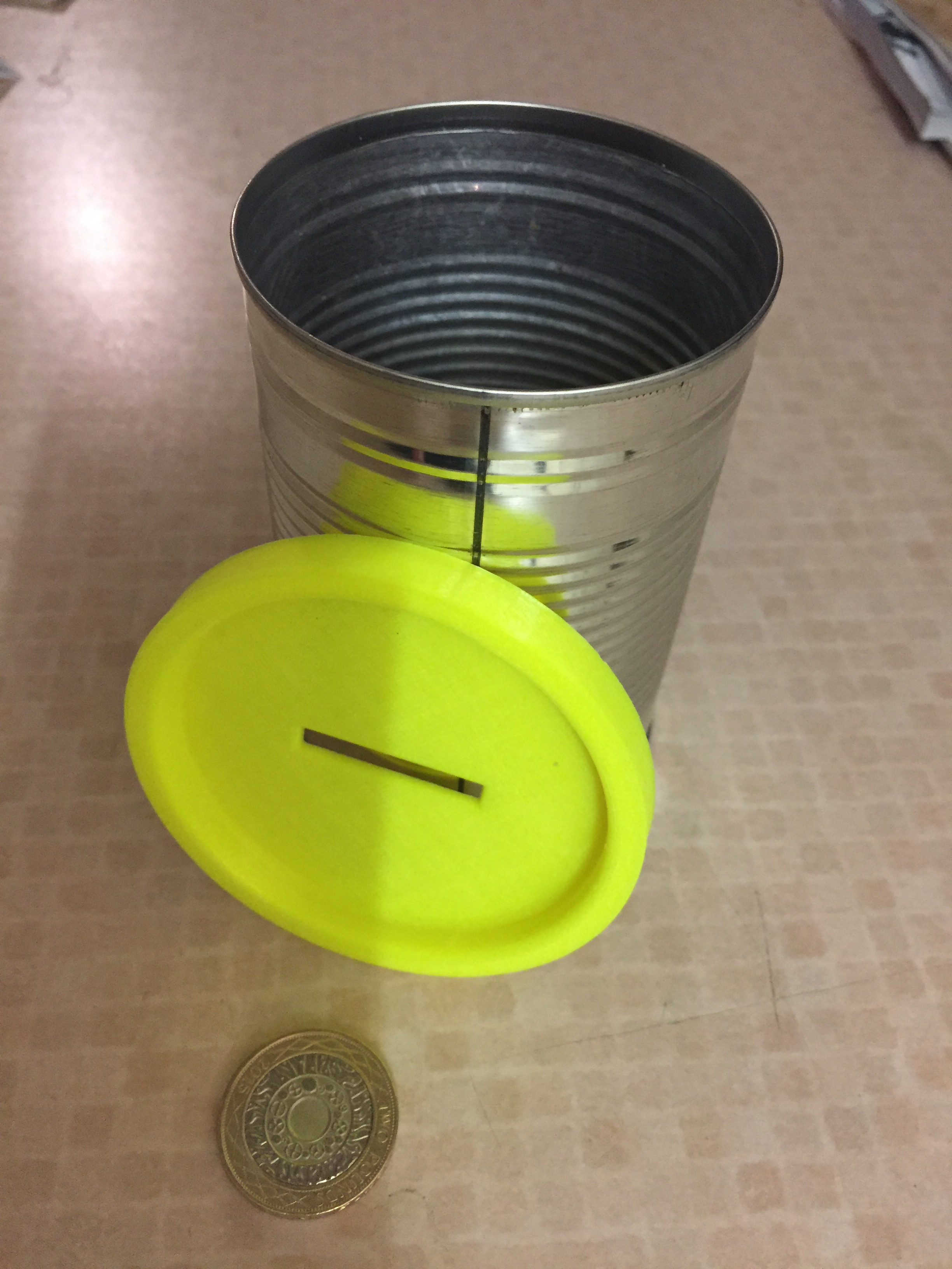 Bean Tin Money Box