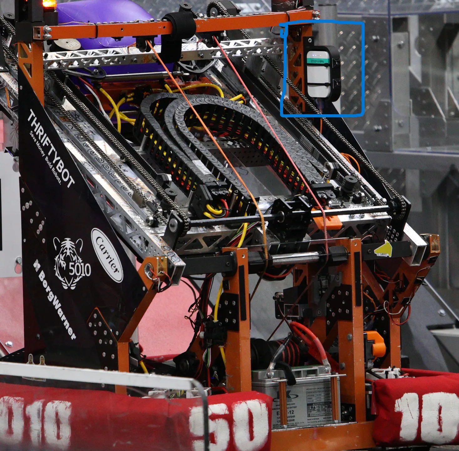 FRC Radio - Sideways mount