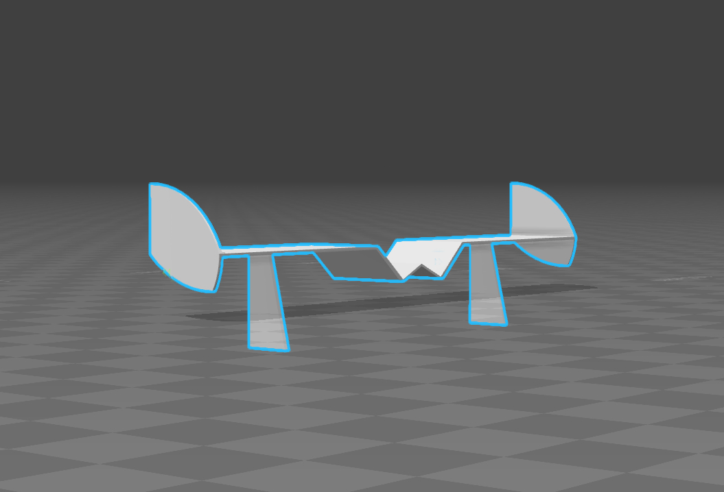 Car model spoiler