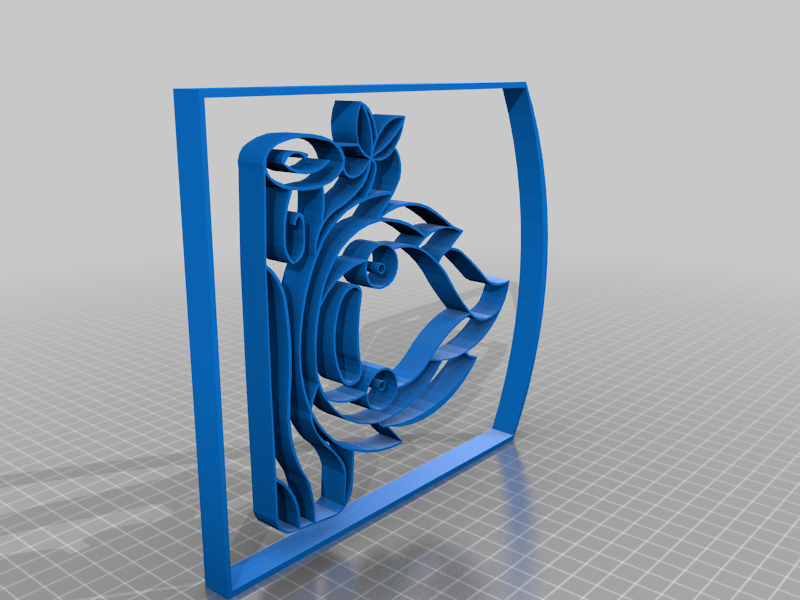 calcifer stained glass 3d print