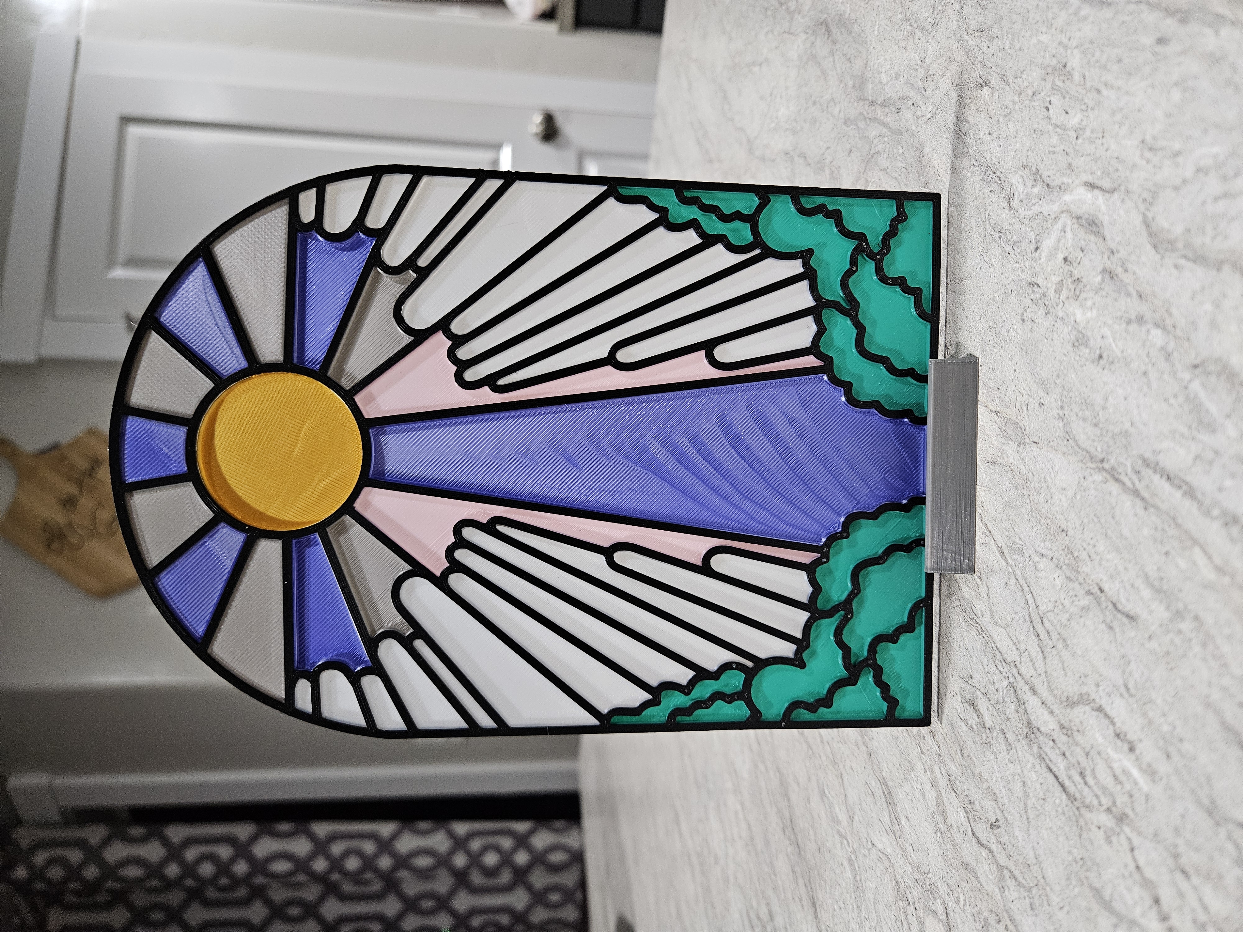 Look Unto Christ Sun Catcher