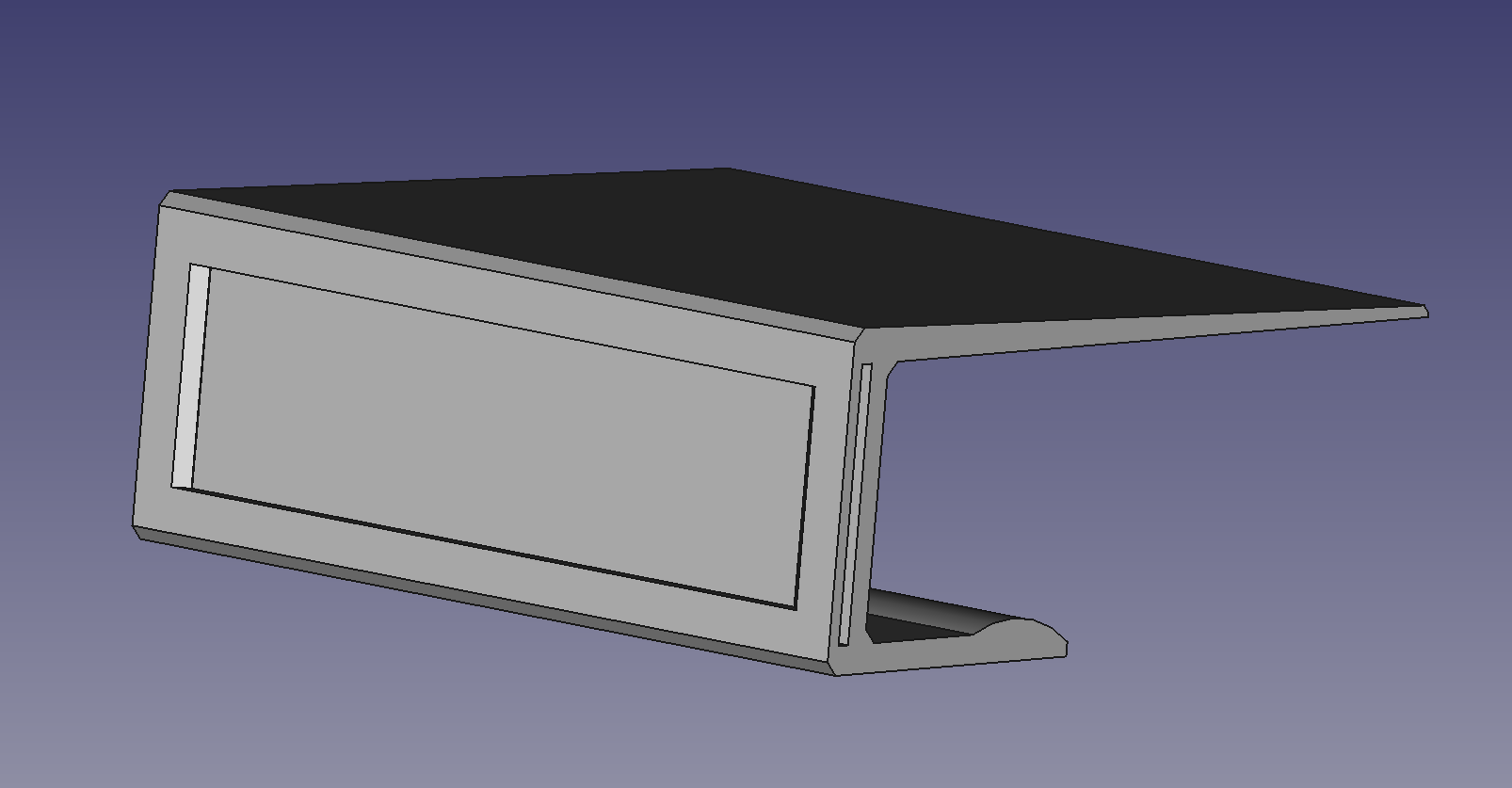 Holder for Paper Labels for Shelfs Customizable (IKEA IVAR)