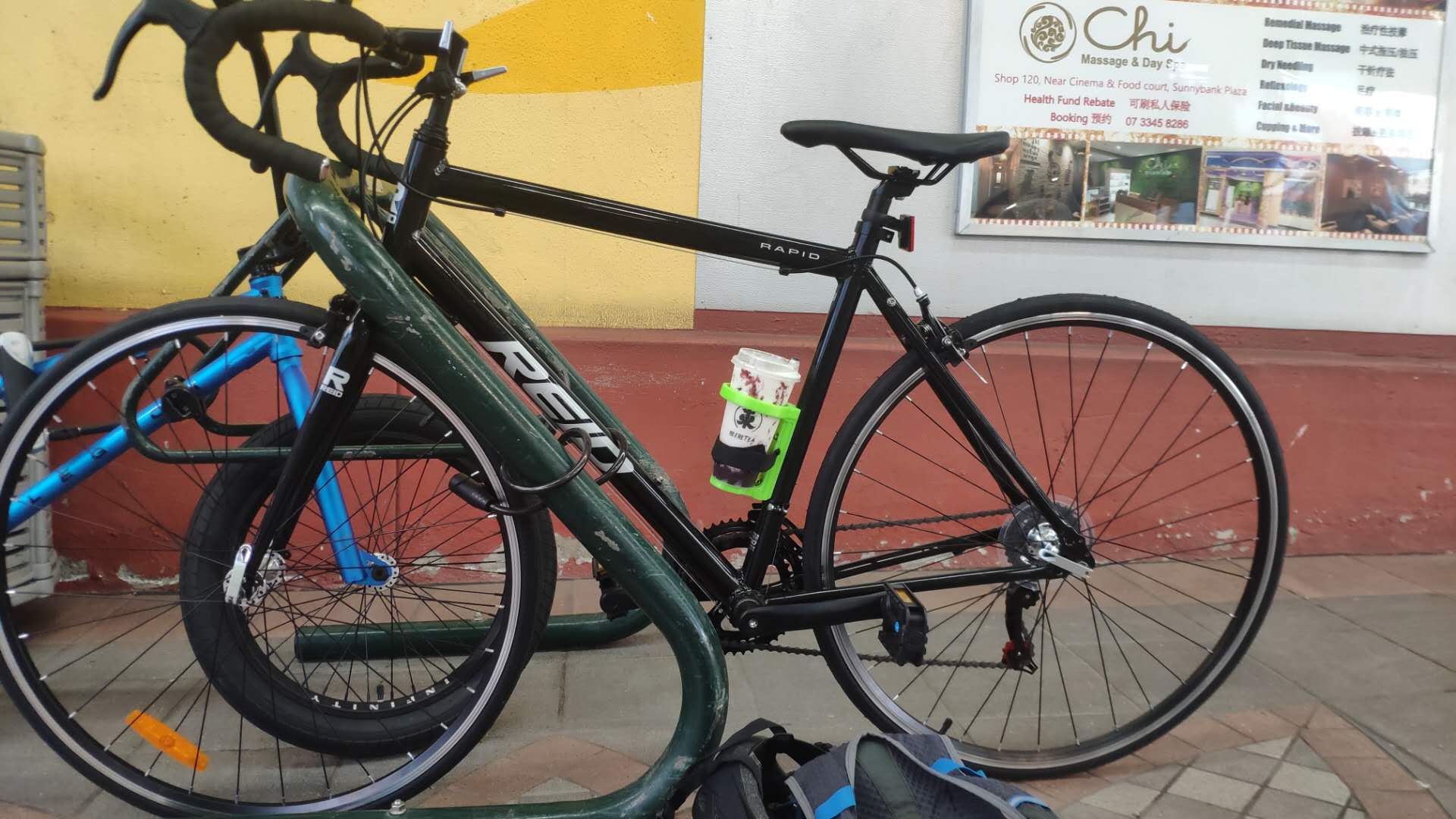Bubble tea bike bottle holder