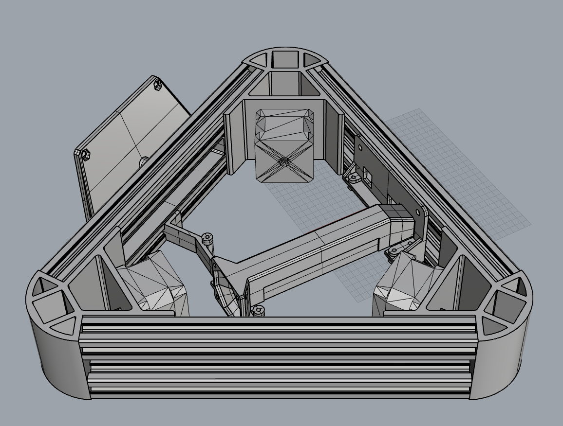 92mm fan mount delta kossel