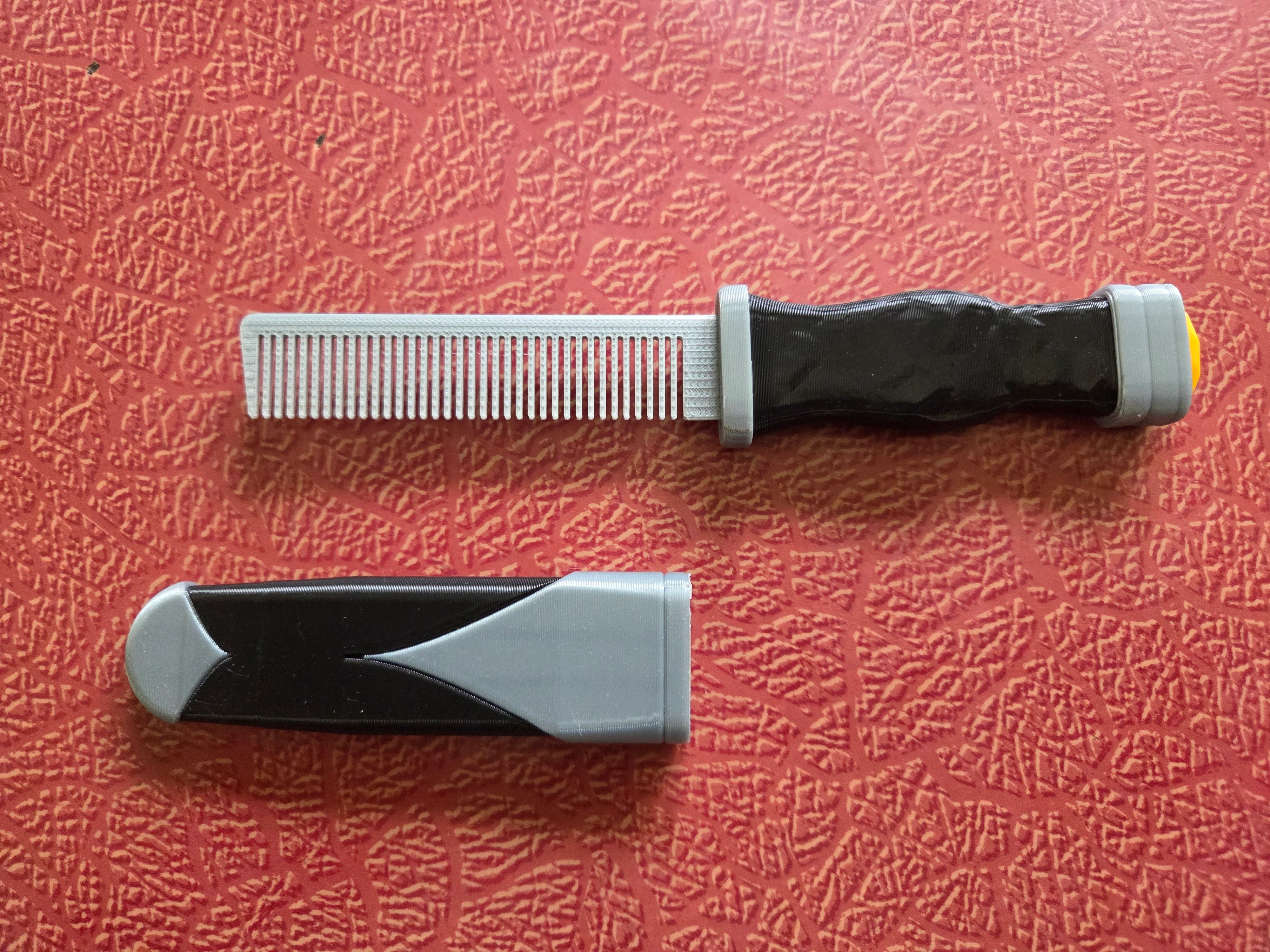 Scottish comb fake knife - Cír Dhubh - Sgian Dubh