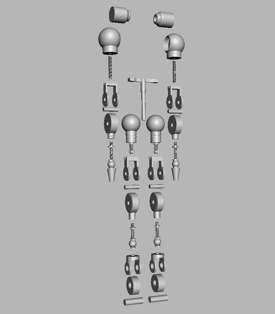 Small Soldiers Chip Hazard Armature Split and Keyed