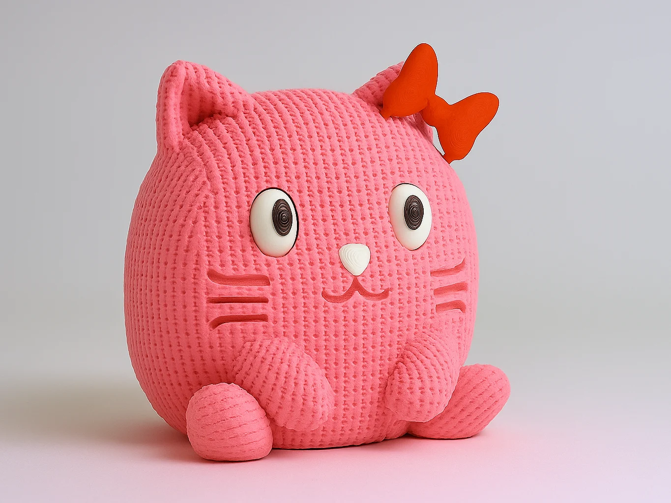 Knitted Kitty Cat - NO AMS - Cute Animals