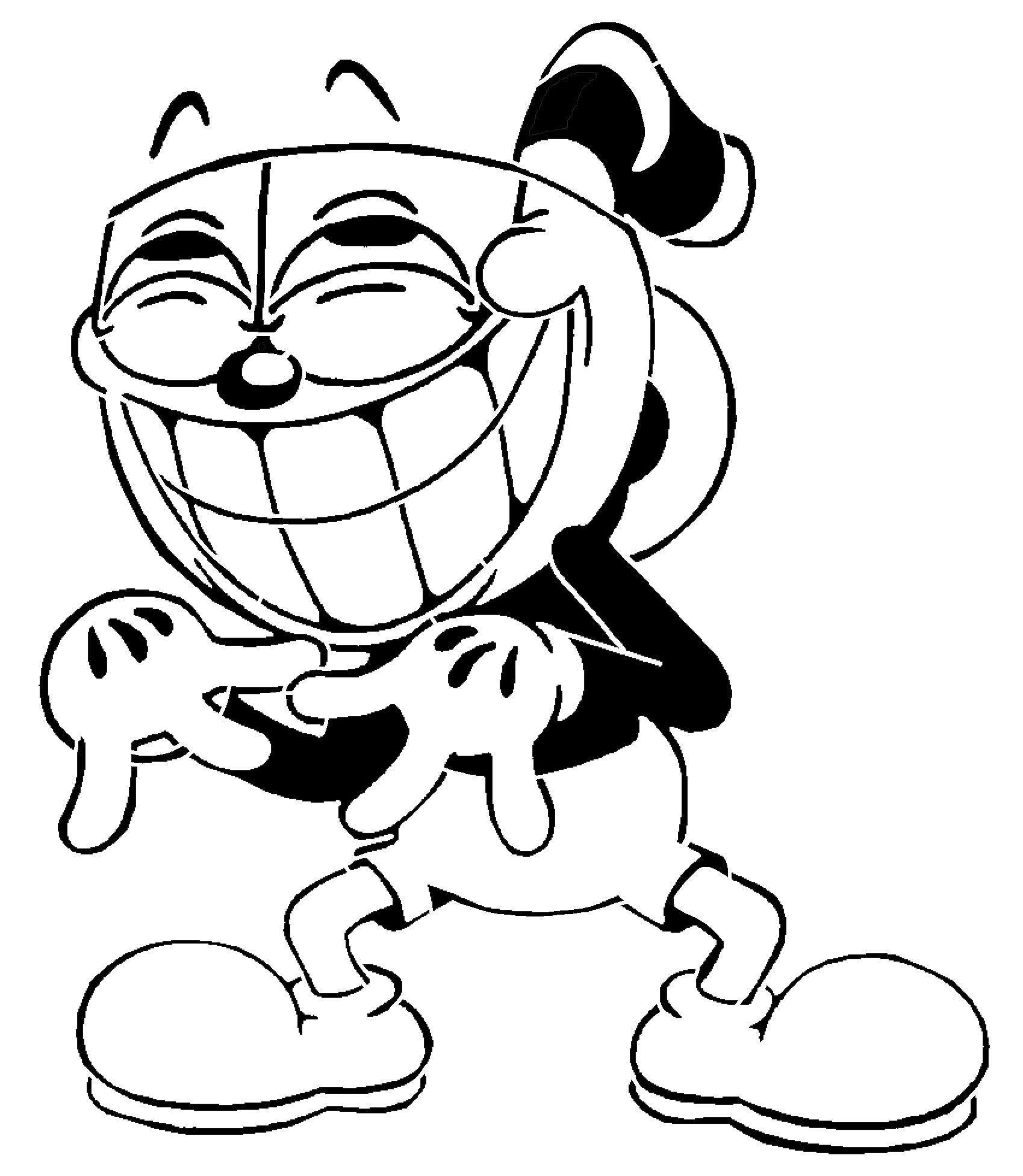 Cuphead stencil 2