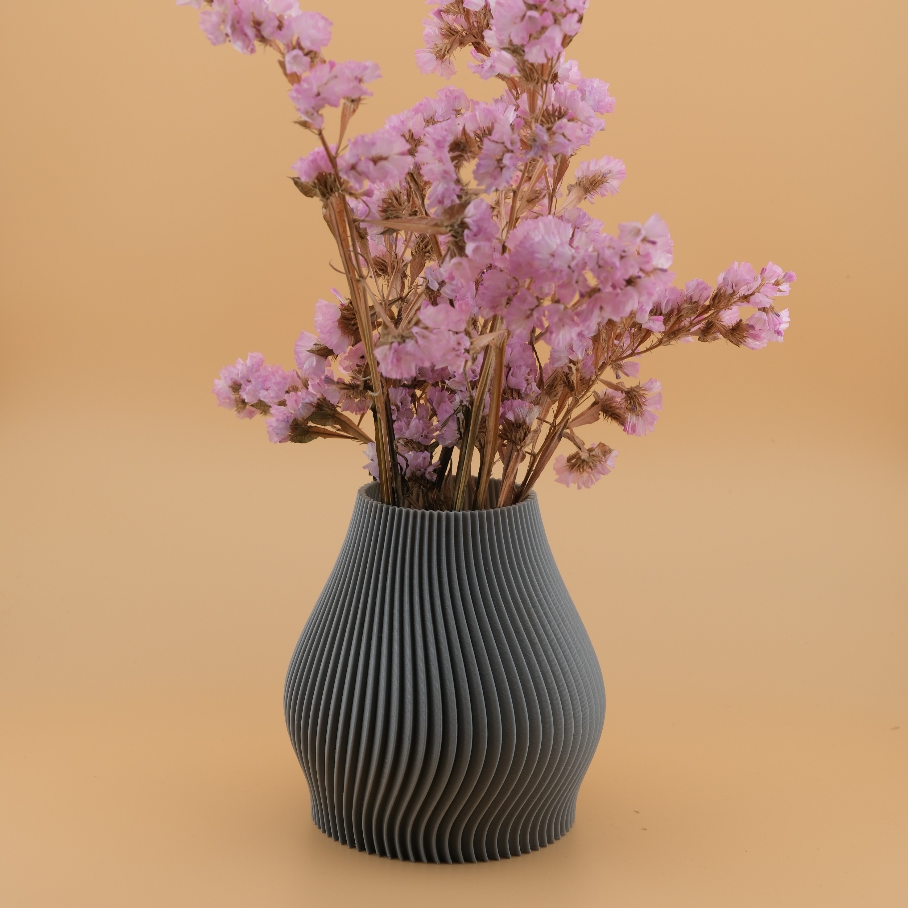 Ribbed Vase