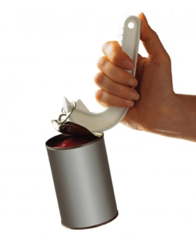 Ring-pull opener for people with hands disabilities
