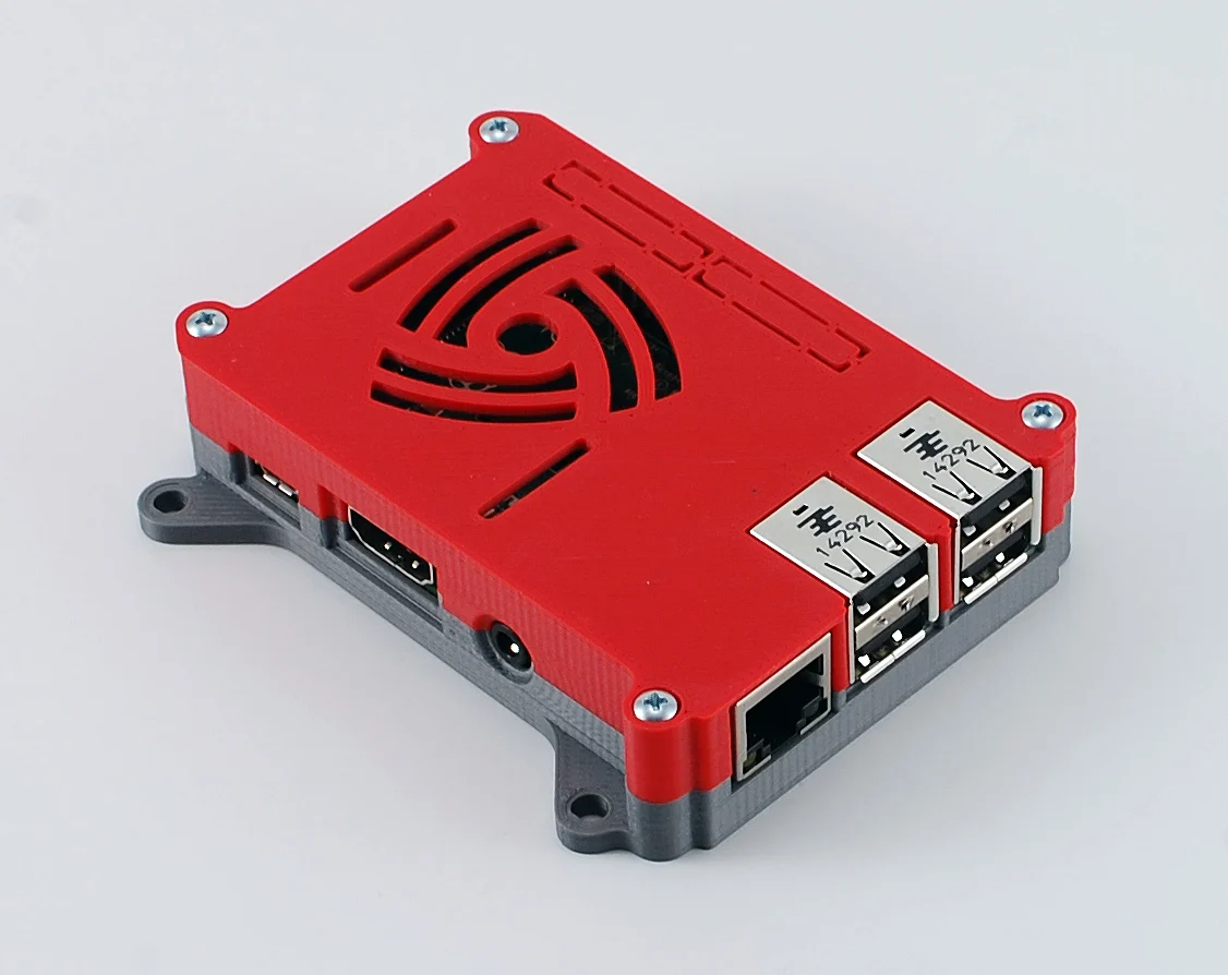 Raspberry Pi 3 (B/B+), Pi 2 B, and Pi 1 B+ case with VESA mounts and more