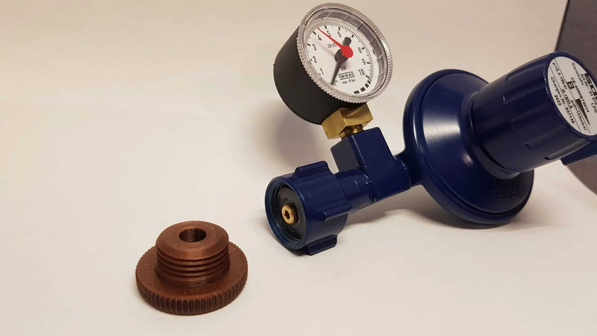 Schutzkappe für Druckregler oder Gasschlauch
