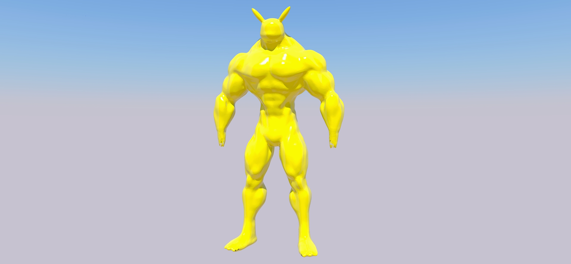 Muscular Pikachu