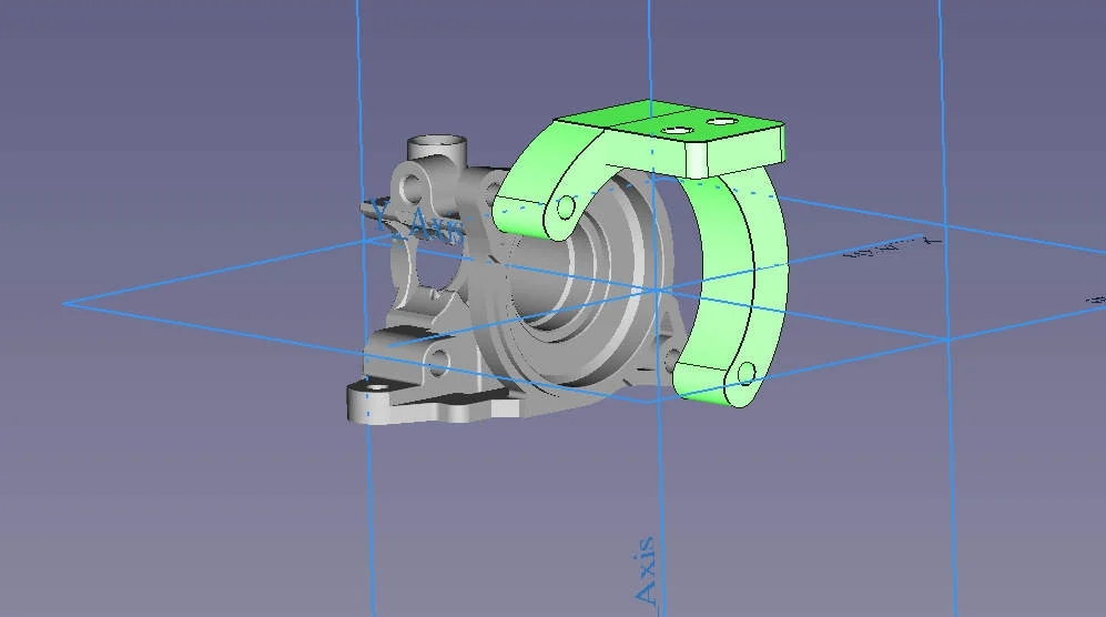 Voron 2 LDO Orbiter 1.5 Galileo Drag Chain Mount IGUS / Schleppkettenhalterung  Voron 2.4