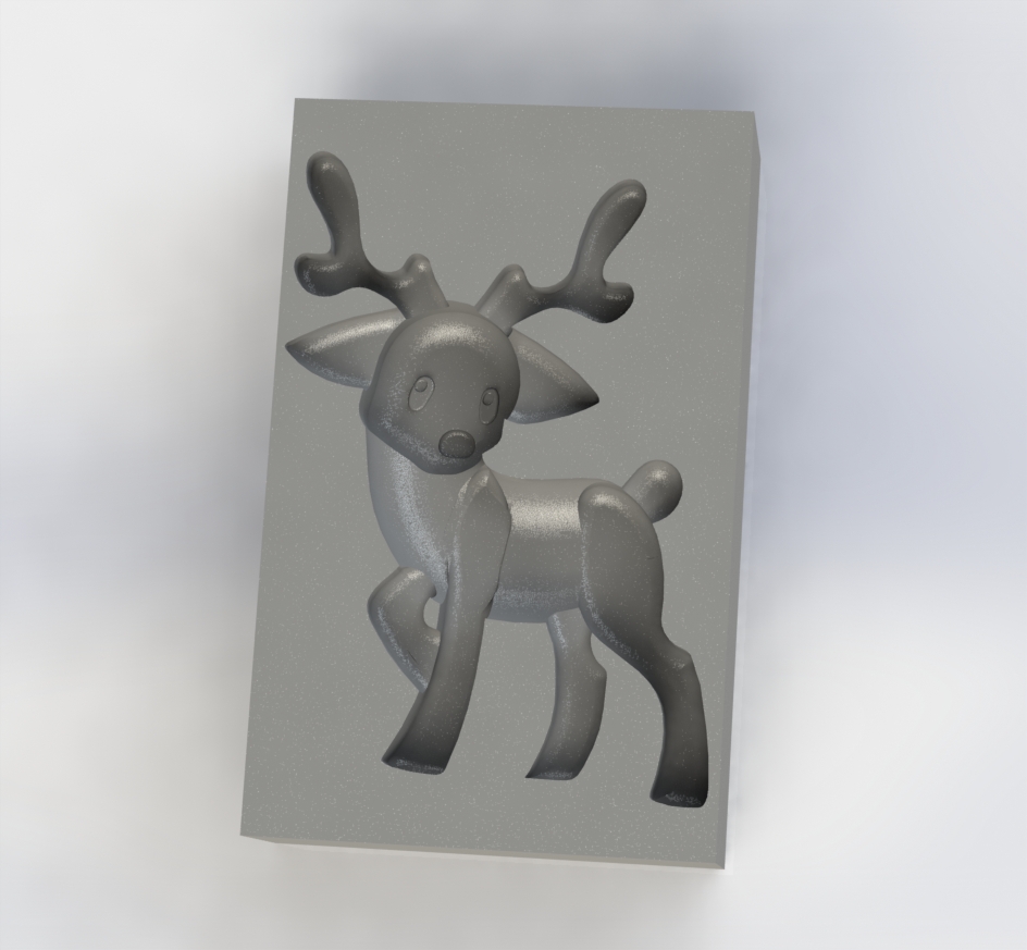 Reindeer Chocolate Mold