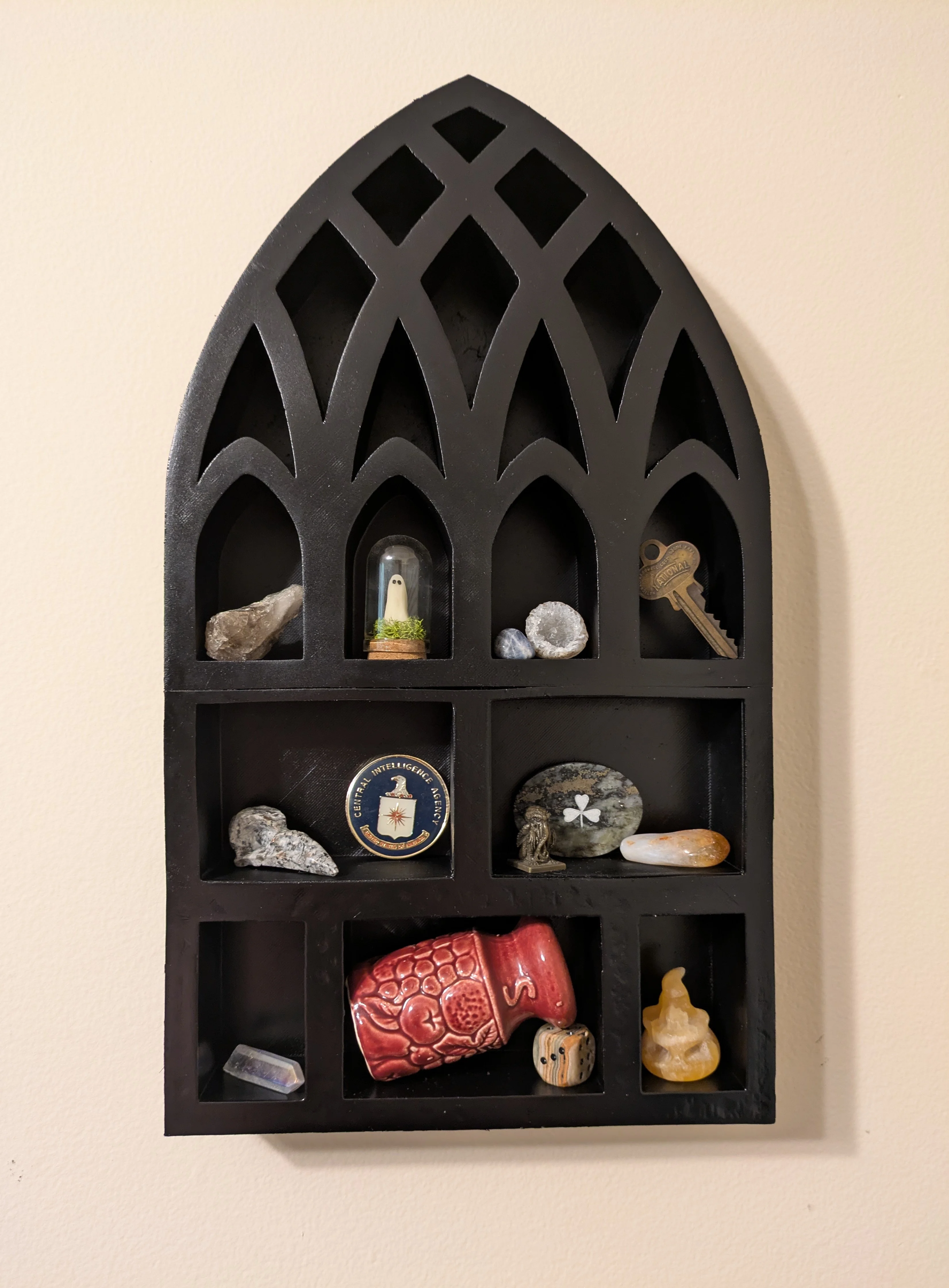 Gothic Curio/Trinket Shelf
