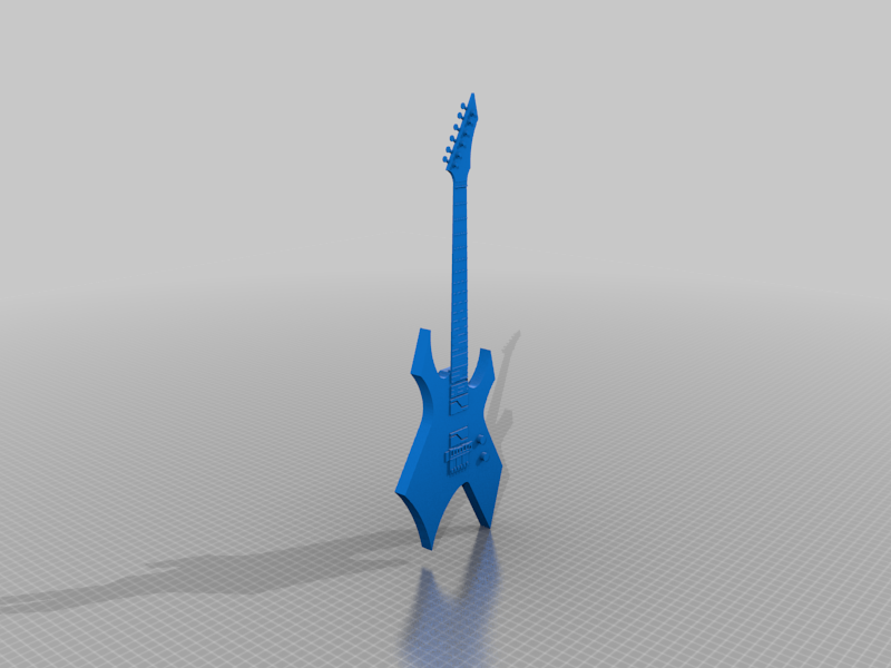 eddie munson guitar B.C. rich Warlock Complete