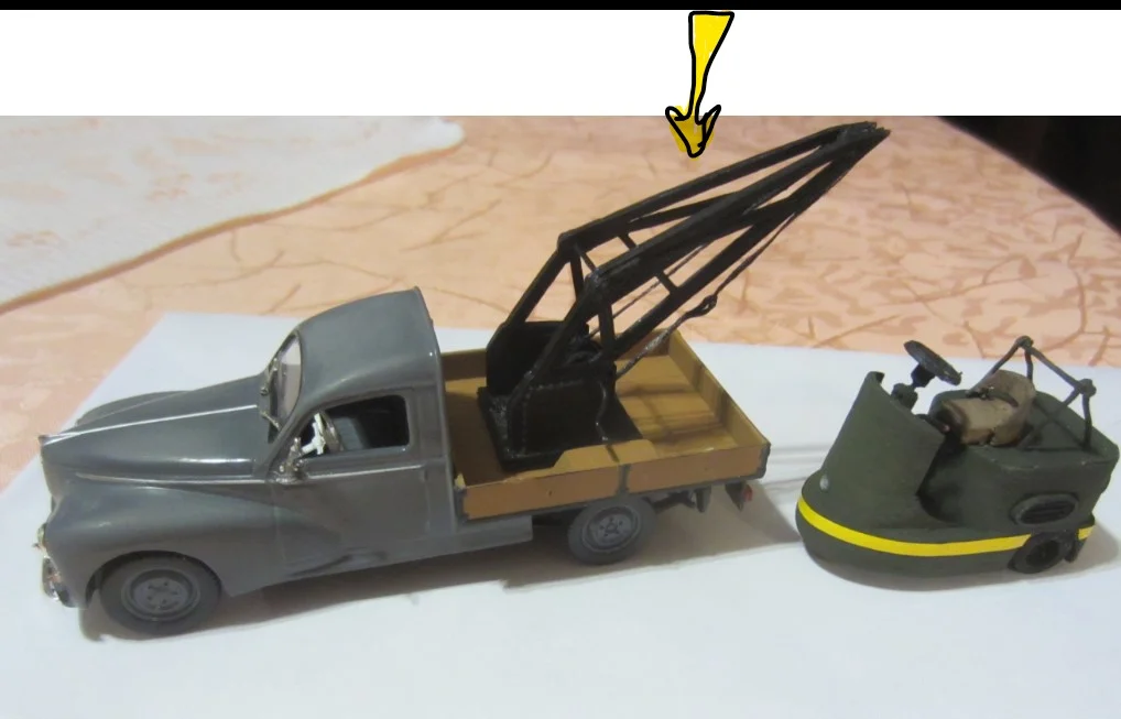 Light tow truck O scale - Flêche pour Dépaneuse lègère 1/43e