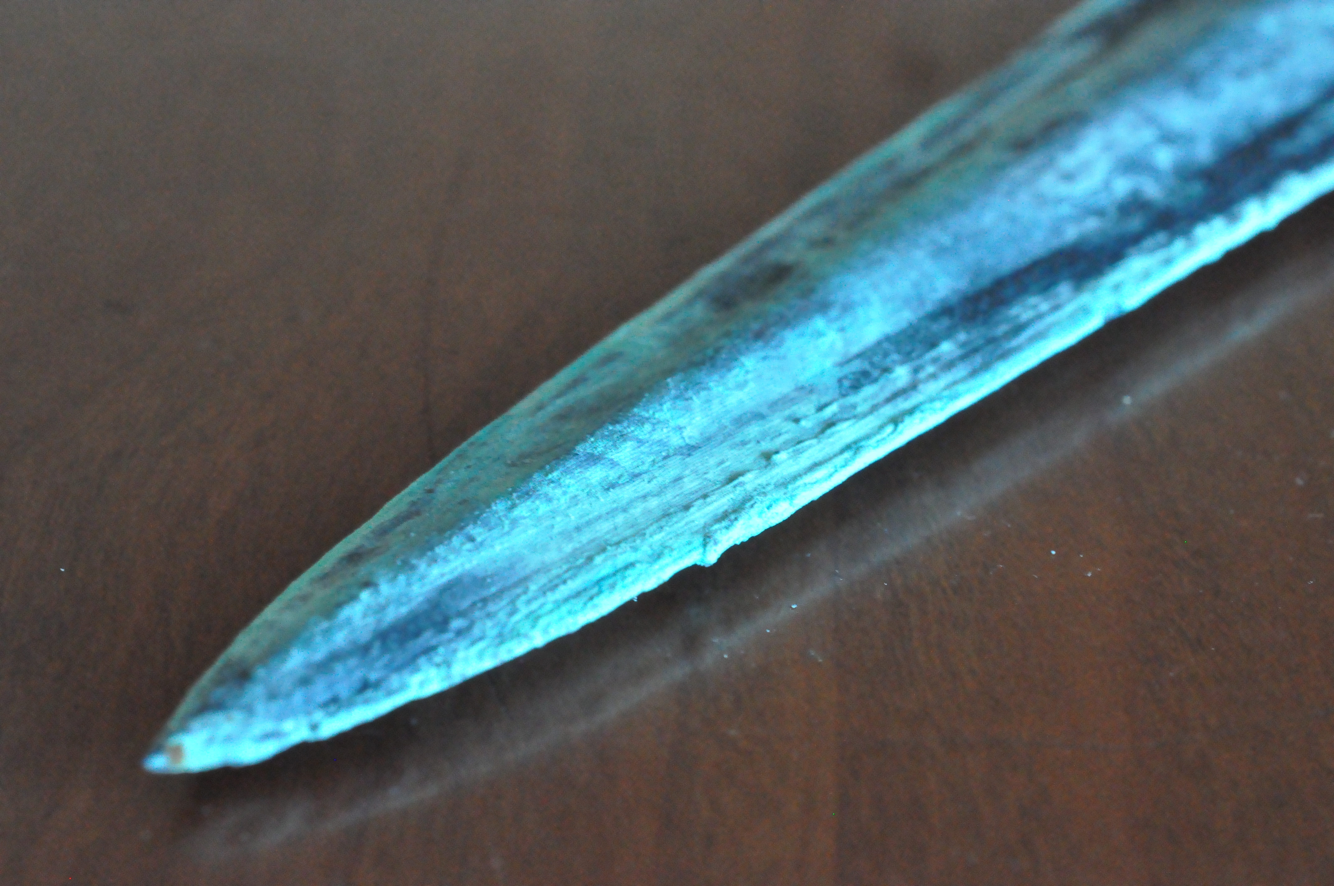 Bronze age spearhead scan
