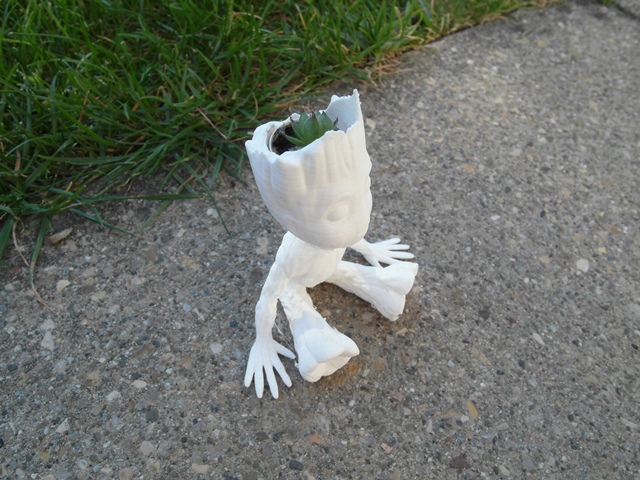 Self watering baby groot planter (customizable)