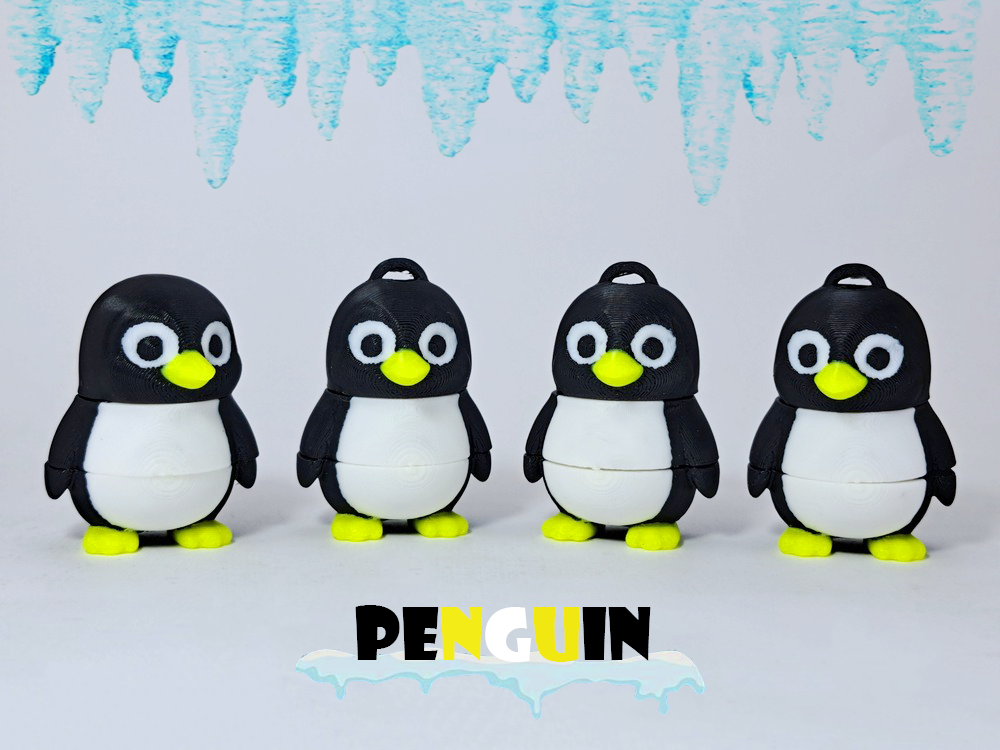 Fantasy Articulated Penguin + KeyChain Version