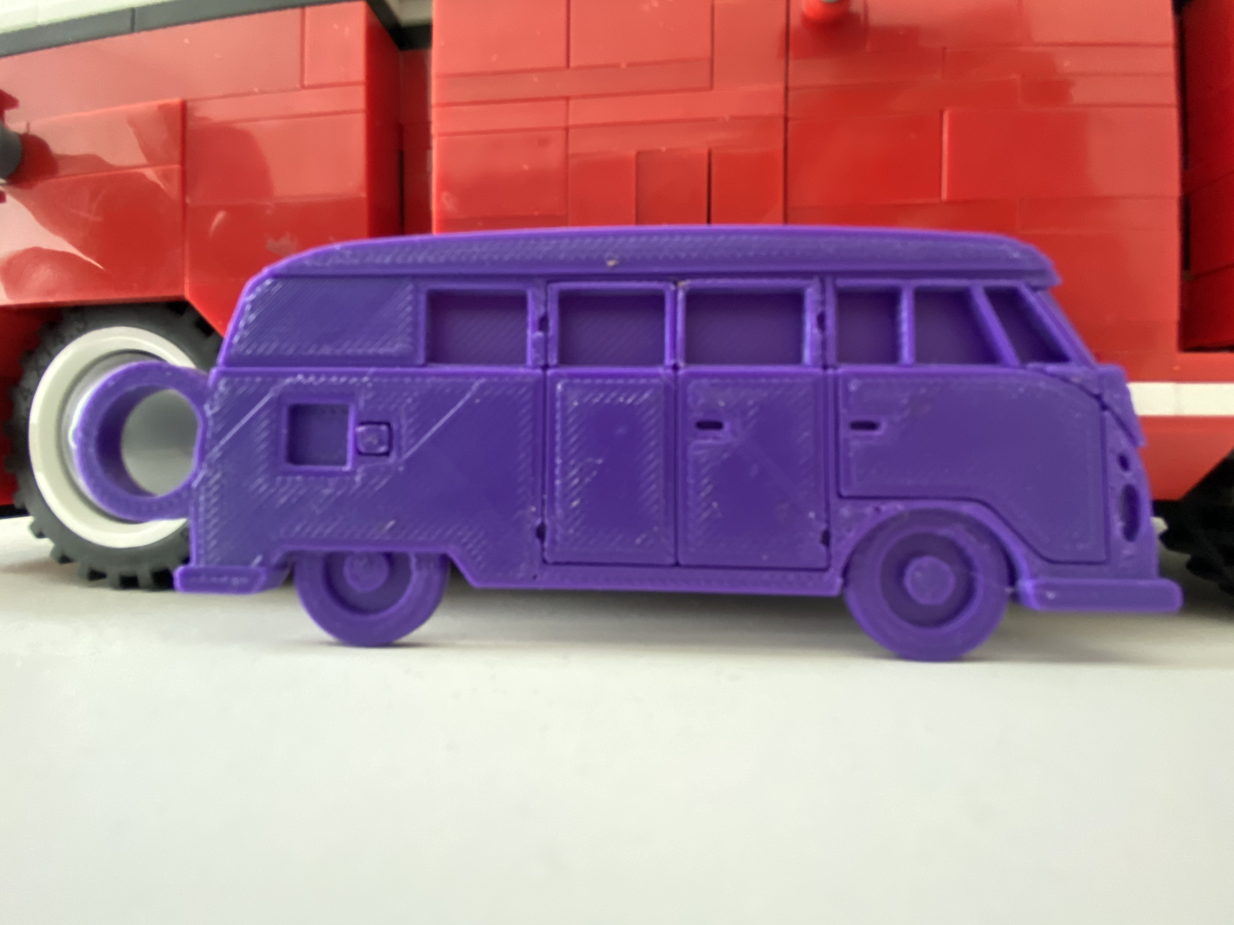 VW Bulli T1 Key Chain 2D