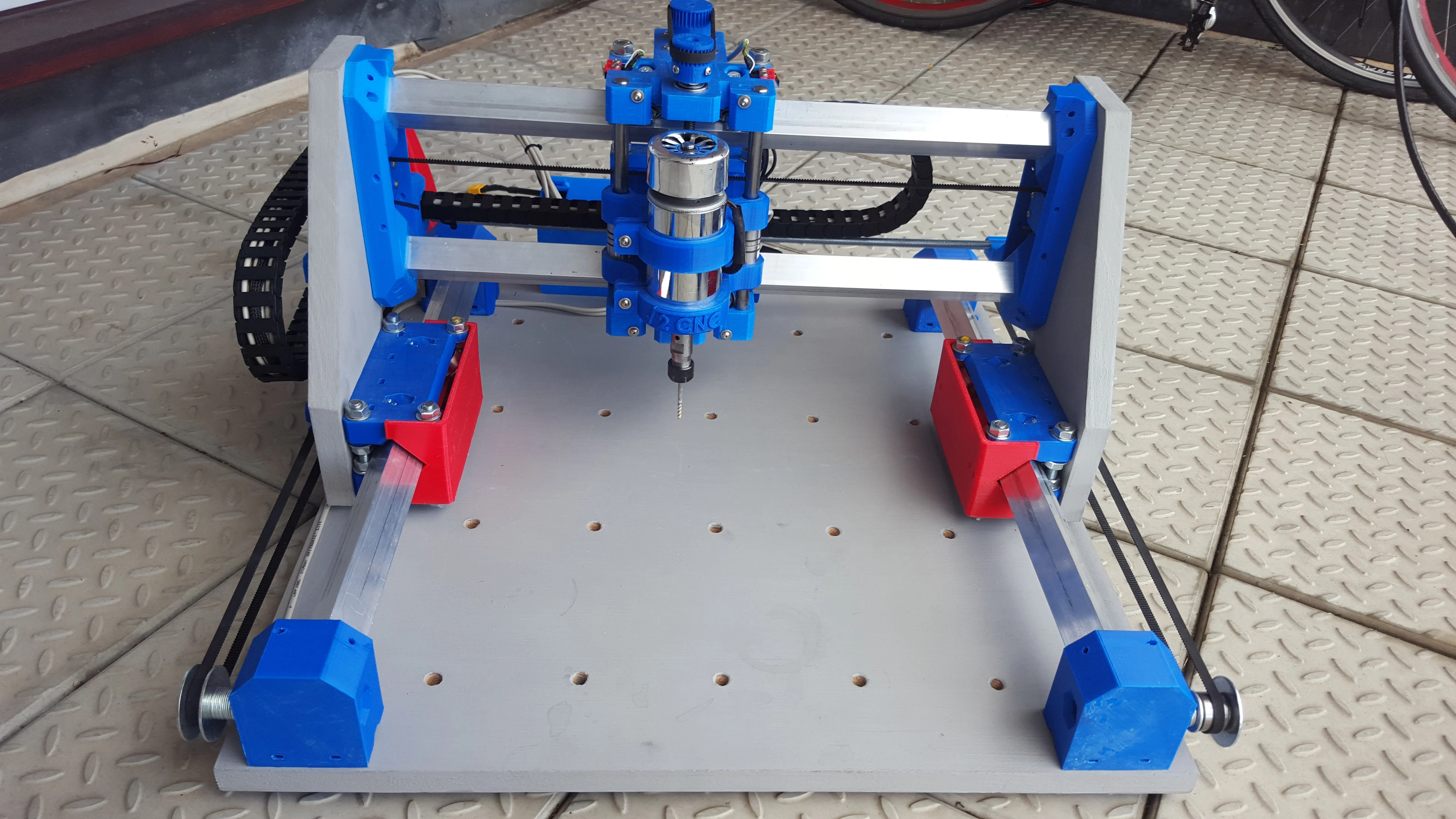 Root 2 CNC multitool router 3D printed parts