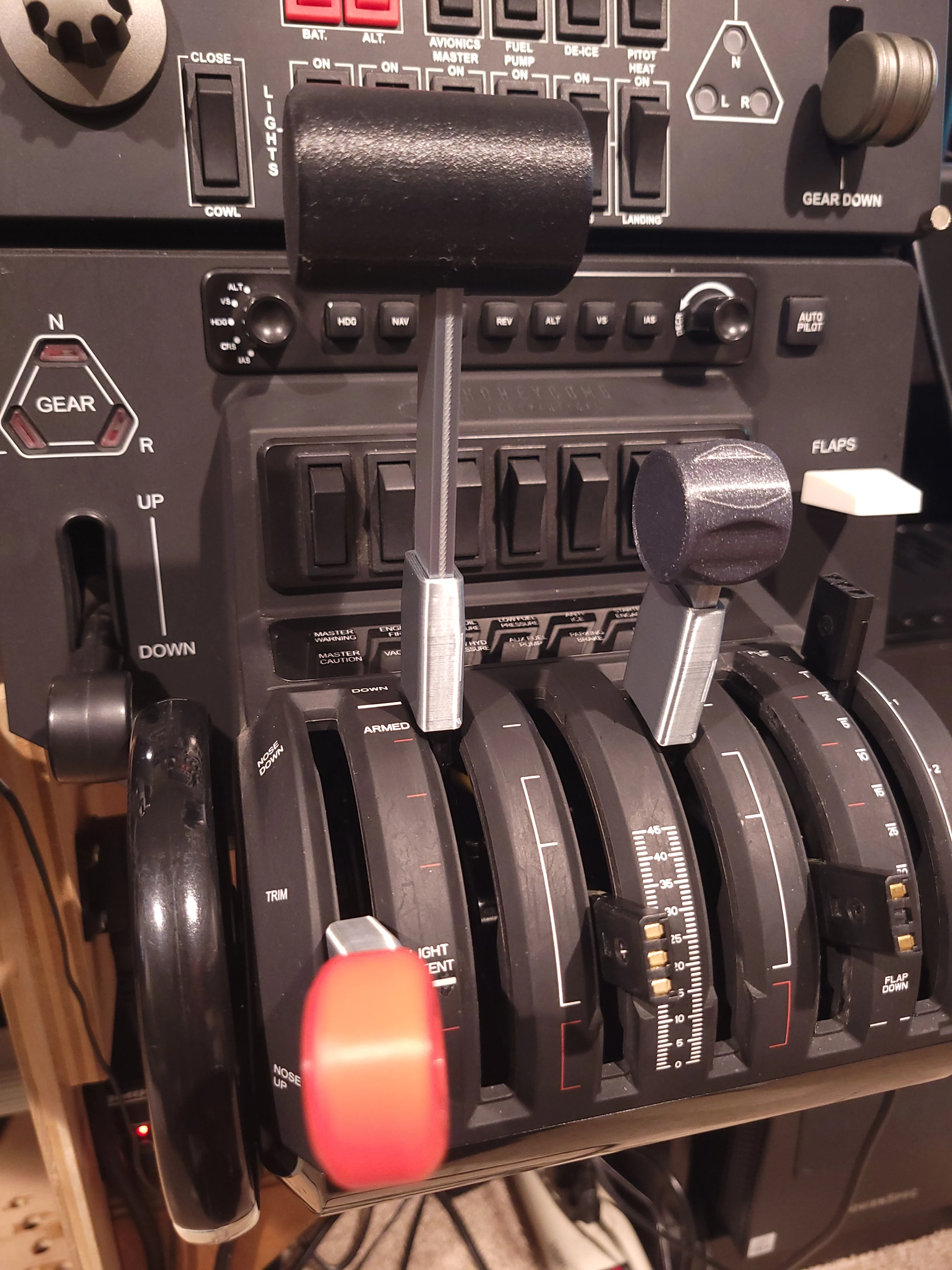 pc12 throttle set for the honeycomb bravo