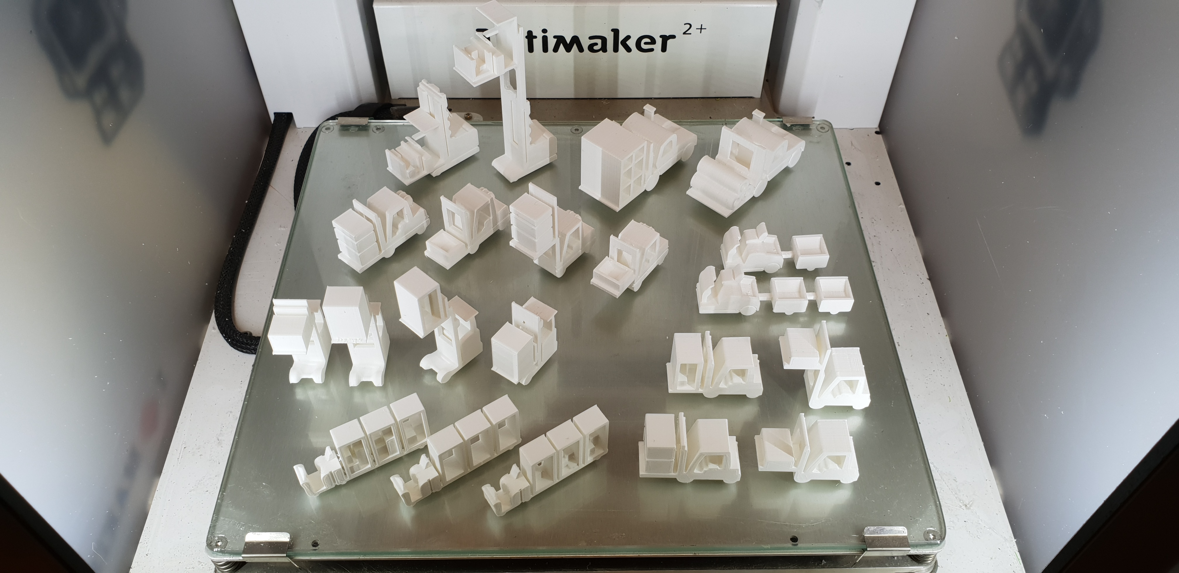 Material Handling Equipment, 1:100 scale model, contest entry